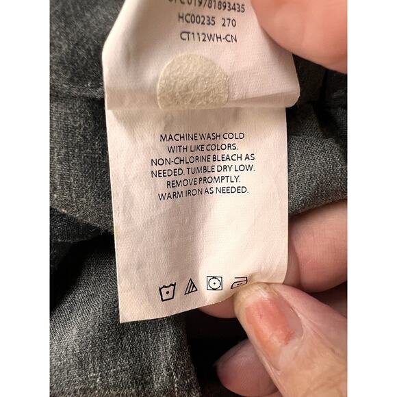 Hagggar Pants Men's 42 x 29 Tan Cool 18 Pro Classic Fit Flat Front Work Business - Picture 8 of 8